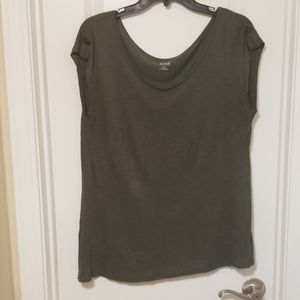 Olive Green Loose Fit Tshirt